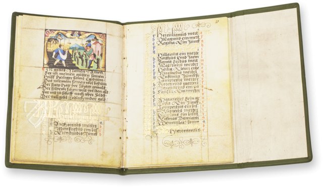 Albrecht Glockendons goldener Kalender aus dem Jahre 1526 – Ms. germ. oct. 9 – Staatsbibliothek Preussischer Kulturbesitz (Berlin, Deutschland)
