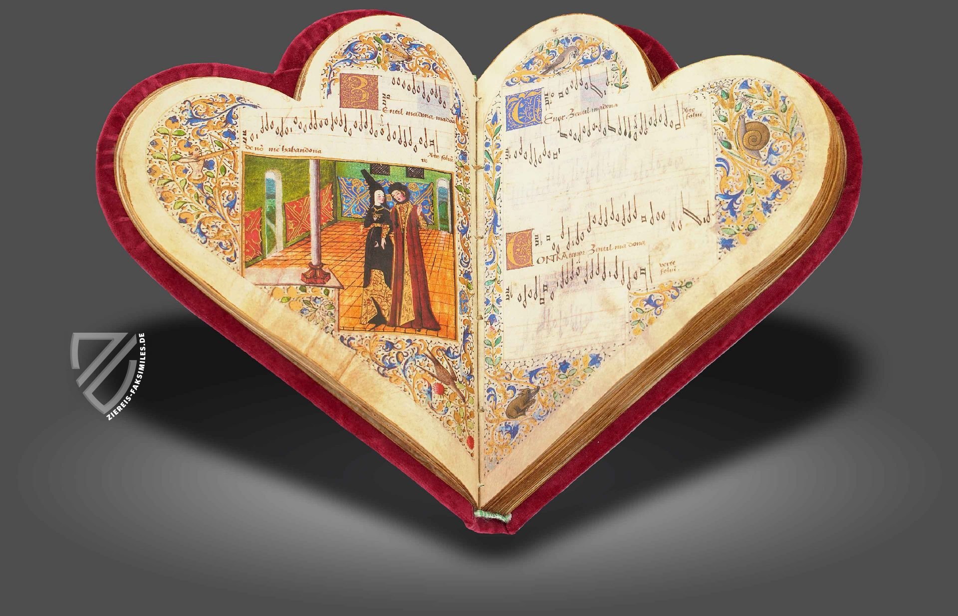 Chansonnier De Jean De Montchenu Ziereis Faksimiles