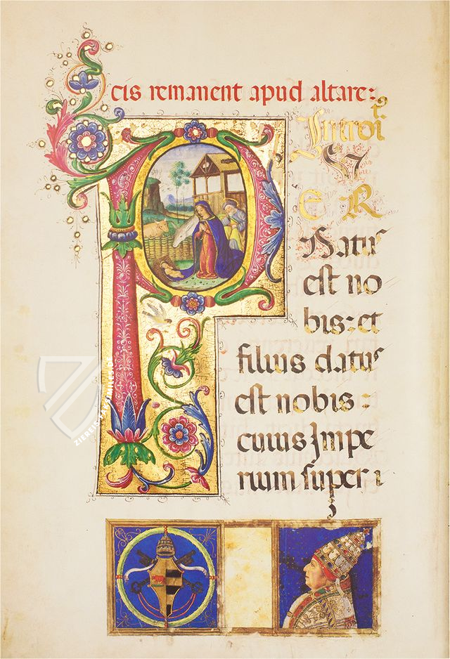 Weihnachtsmissale des Borgia-Papstes Alexander VI. – Belser Verlag – Borg. lat. 425 – Biblioteca Apostolica Vaticana (Vatikanstadt, Vatikanstadt) Weihnachtsmissale des Borgia-Papstes Alexander VI. – Belser Verlag – Borg. lat. 425 – Biblioteca Apostolica Vaticana (Vatikanstadt, Vatikanstadt)