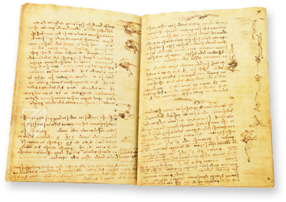 Leonardo da Vinci: Codex vom Flug der Vögel – Collezione Apocrifa Da Vinci – Biblioteca Reale di Torino (Turin, Italien)