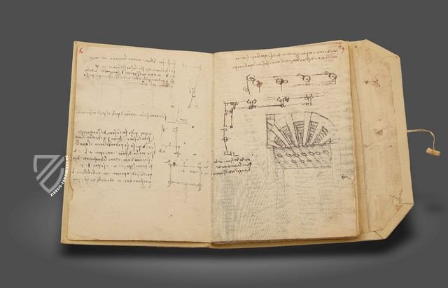 Leonardo da Vinci: Codex Trivulzianus – Giunti Editore – ms. 2162 – Biblioteca Trivulziana del Castello Sforzesco (Mailand, Italien)