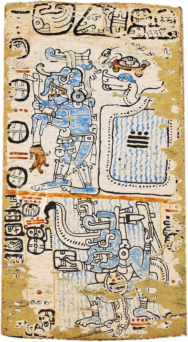 Codex Tro-Cortesianus (Codex Madrid) – Testimonio Compañía Editorial – Inventario: 70300 – Museo de América (Madrid, Spanien)