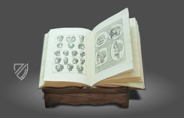 De larvis scenicis et figuris comicis de Francesco de Ficoroni – Siloé, arte y bibliofilia – Privatsammlung