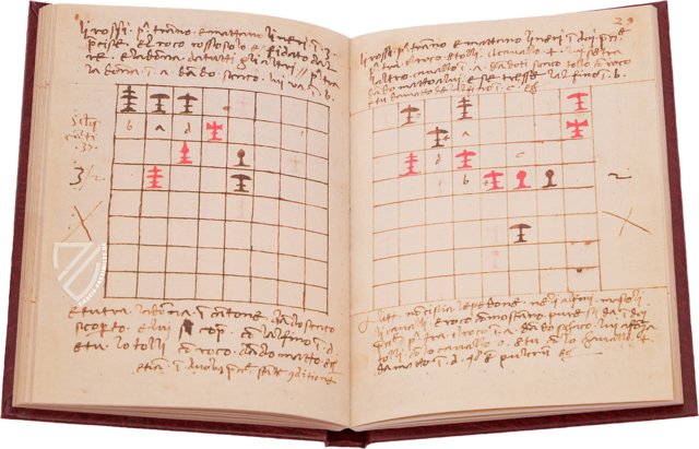 De Ludo Scachorum – Aboca Museum – ms. 7955 – Archivio Coronini Cronberg (Gorizia, Italien) De Ludo Scachorum – Aboca Museum – ms. 7955 – Archivio Coronini Cronberg (Gorizia, Italien)