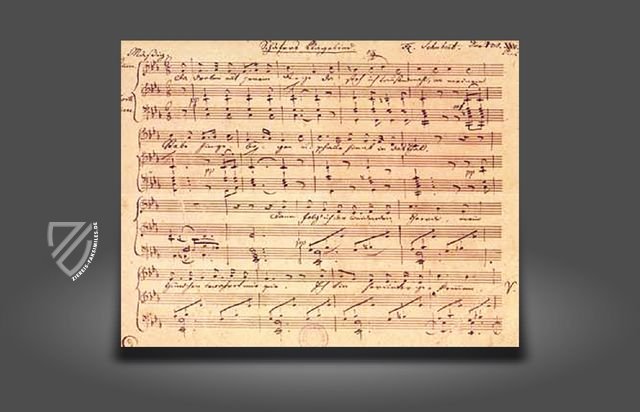 Franz Schubert: Schäfers Klagelied, D 121 – Akademische Druck- u. Verlagsanstalt (ADEVA) – Mus. Hs. 3267 – Österreichische Nationalbibliothek (Wien, Österreich)