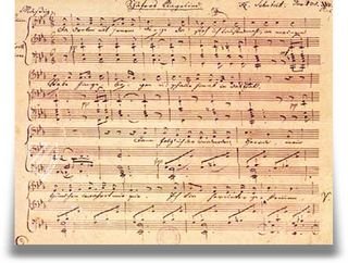 Franz Schubert: Schäfers Klagelied, D 121 Faksimile