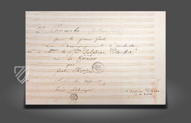 Frédéric Chopin - Konzert in f-Moll – Orbis Pictus – Biblioteka Narodowa (Warschau, Polen)