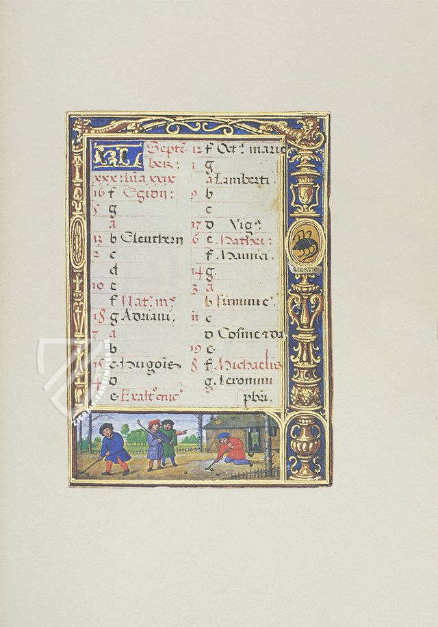 Golf-Stundenbuch – M. Moleiro Editor – Add. Ms. 24098 – British Library (London, Vereinigtes Königreich)