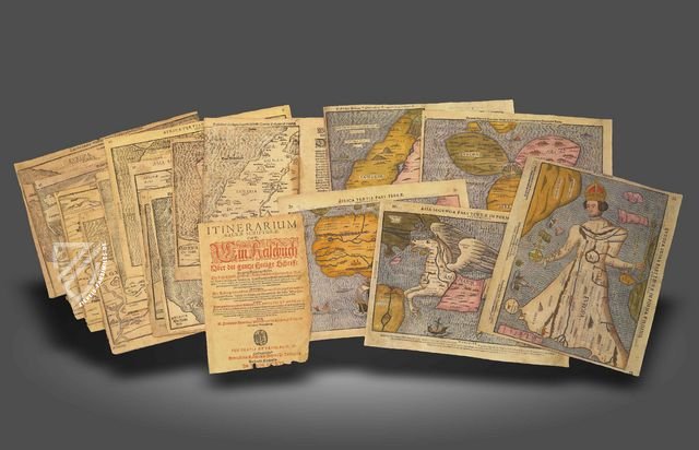 Karten von Heinrich Bünting – Siloé, arte y bibliofilia – Privatsammlung