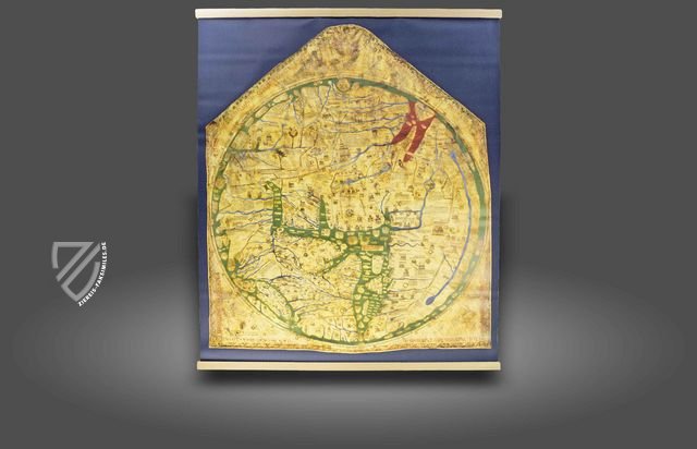 Hereford-Karte: Mappa Mundi – The Folio Society – Hereford Cathedral (Hereford, Vereinigtes Königreich)