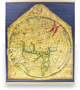 Hereford-Karte: Mappa Mundi – The Folio Society – Hereford Cathedral (Hereford, Vereinigtes Königreich)