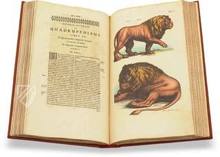Historia Naturalis: De Quadrupedibus Faksimile