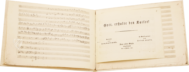 Joseph Haydn – Gott! Erhalte Franz den Kaiser – Akademische Druck- u. Verlagsanstalt (ADEVA) – Mus. Hs. 16.501 – Österreichische Nationalbibliothek (Wien, Österreich)