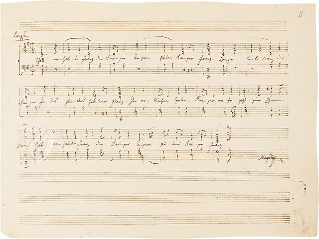 Joseph Haydn – Gott! Erhalte Franz den Kaiser – Akademische Druck- u. Verlagsanstalt (ADEVA) – Mus. Hs. 16.501 – Österreichische Nationalbibliothek (Wien, Österreich)