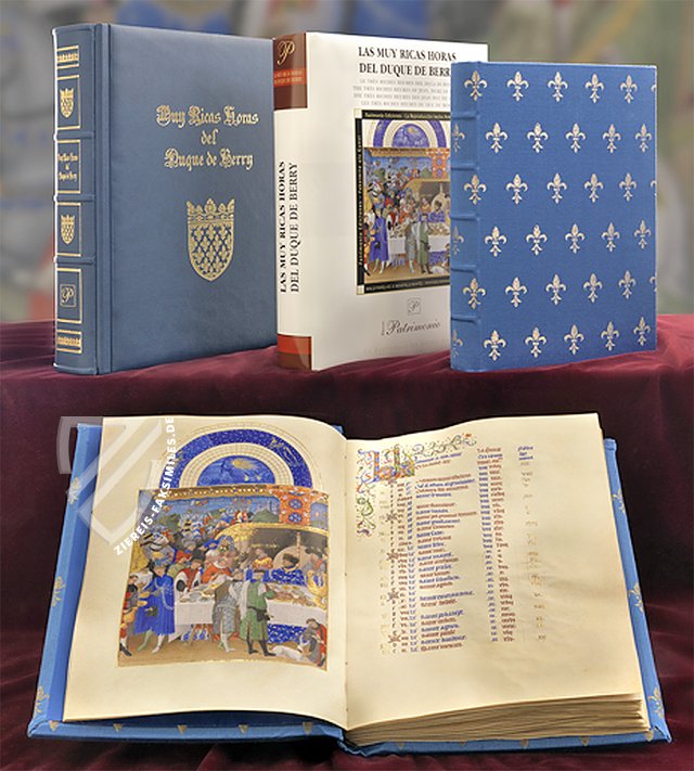 Les Très Riches Heures du Duc de Berry – Patrimonio Ediciones – Ms. 65 – Musée Condé (Chantilly, Frankreich) Les Très Riches Heures du Duc de Berry – Patrimonio Ediciones – Ms. 65 – Musée Condé (Chantilly, Frankreich)