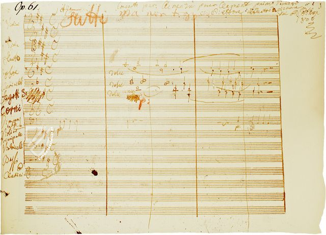 Ludwig van Beethoven - Violinkonzert – Akademische Druck- u. Verlagsanstalt (ADEVA) – Mus. Hs. 17.538 – Österreichische Nationalbibliothek (Wien, Österreich)