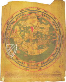 Weltkarte des Andreas Walsperger Faksimile