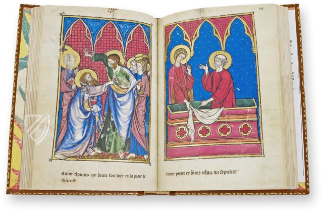Anglo-Normannisches Martyrologium: Bilderbuch der Madame Marie – NAF 16251 – Bibliothèque nationale de France (Paris, Frankreich)