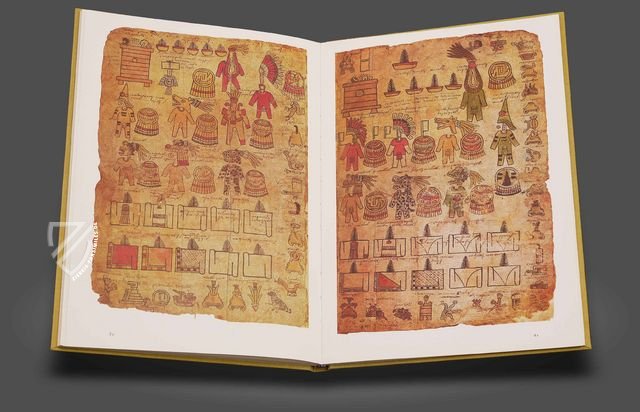 Matricula de tributos - Mendoza-Codex – Akademische Druck- u. Verlagsanstalt (ADEVA) – Codex 35-52 – Museo Nacional de Antropología (Mexico City, Mexico)