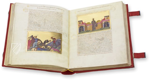Menologion - Heiligenbuch von Kasier Basileios II. – Vat. Gr. 1613 – Biblioteca Apostolica Vaticana (Vaticanstadt, Vaticanstadt)
