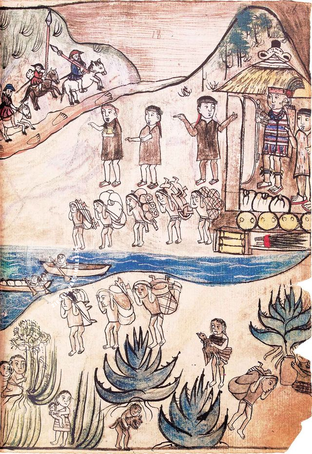 Codex aus Michoacán – Testimonio Compañía Editorial – Ç.IV.5 – Real Biblioteca del Monasterio (San Lorenzo de El Escorial, Spanien)