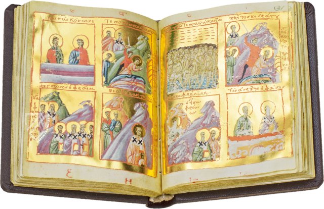 Oxforder Menologion – AyN Ediciones – Ms. Gr. th. f.1 – Bodleian Library (Oxford, Vereinigtes Königreich) Oxforder Menologion – AyN Ediciones – Ms. Gr. th. f.1 – Bodleian Library (Oxford, Vereinigtes Königreich)
