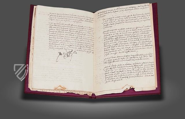 Testament Philipps II. – Testimonio Compañía Editorial – Biblioteca del Palacio Real (Madrid, Spanien)