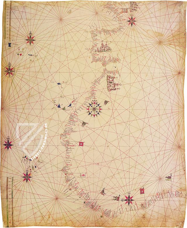 Portolano C.G.A.5.e (Karte in Kartenröhre)