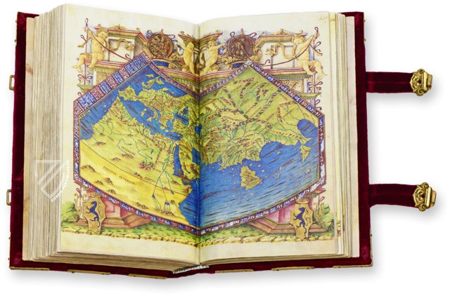 Cosmographia des Claudius Ptolemäus - Codex Paris – Ms. Lat. 10764 – Bibliothèque nationale de France (Paris, Frankreich)