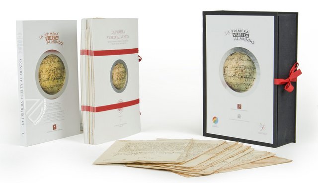 Die erste Weltumsegelung von Magellan und Elcano – Testimonio Compañía Editorial – Archivo General de Indias (Sevilla, Spanien) / Archivo General de Simancas (Simancas, Spanien) / Arquivo Nacional da Torre do Tombo (Lisabon, Portugal) Die erste Weltumsegelung von Magellan und Elcano – Testimonio Compañía Editorial – Archivo General de Indias (Sevilla, Spanien) / Archivo General de Simancas (Simancas, Spanien) / Arquivo Nacional da Torre do Tombo (Lisabon, Portugal)