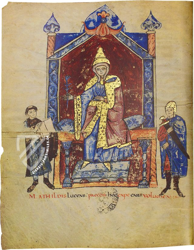 Vita der Mathilde von Canossa – Belser Verlag – Vat. lat. 4922 – Biblioteca Apostolica Vaticana (Vatikanstadt, Vatikanstadt)