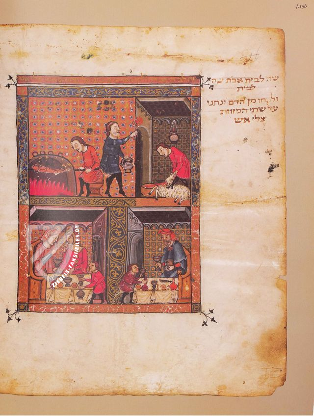 Rylands Haggadah – H. N. Abrams – Hebrew MS 6 – John Rylands Library (Manchester, Vereinigtes Königreich)