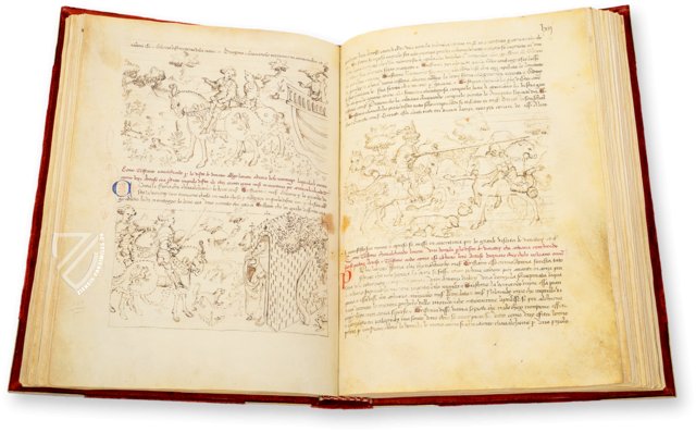 Tavola Ritonda – ms. Palatino 556 – Biblioteca Nazionale Centrale di Firenze (Florenz, Italien)