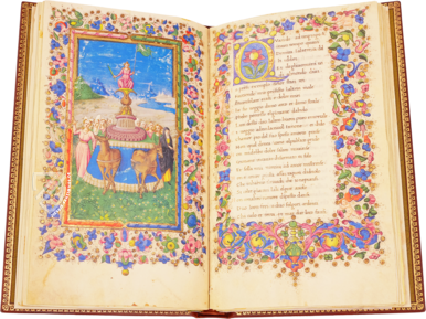 Petrarca: Trionfi - Römischer Codex – Istituto dell'Enciclopedia Italiana - Treccani – 55.K.10 – Biblioteca dell'Accademia Nazionale dei Lincei e Corsiniana (Rom, Italien)