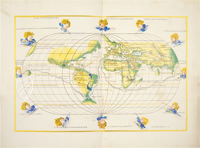 Nautischer Atlas des Battista Agnese – Istituto dell'Enciclopedia Italiana - Treccani – Banco Rari 32 – Biblioteca Nazionale Centrale di Firenze (Florenz, Italien)