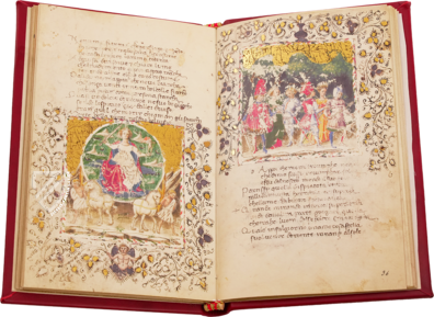 Petrarca: Trionfi - Florentiner Codex – ArtCodex – ms. Strozzi 174 – Biblioteca Medicea Laurenziana (Florenz, Italien)