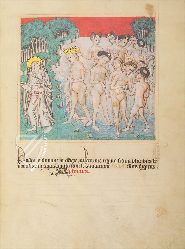 Antonius der Große - Leben und Werk – ArtCodex – ms. Mediceo Palatino 143 – Biblioteca Medicea Laurenziana (Florenz, Italien)