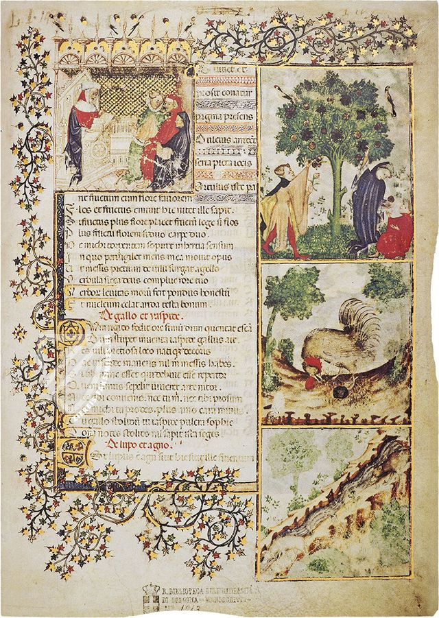 Äsop - Fabeln – AyN Ediciones – Ms. 1213 – Biblioteca Universitaria di Bologna (Bologna, Italien)