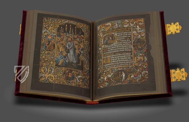 Schwarzes Gebetbuch – Österreichische Staatsdruckerei – Codex Vindobonensis 1856 – Österreichische Nationalbibliothek (Wien, Österreich)
