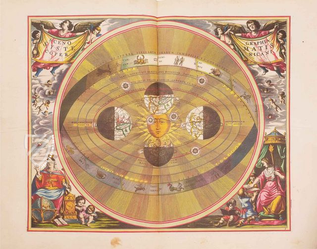 Cellarius Himmelsatlas - Atlas Harmonia Macrocosmica – Coron Verlag – Sign. gr. Fol. 3/497a – Universitätsbibliothek Darmstadt (Darmstadt, Deutschland)