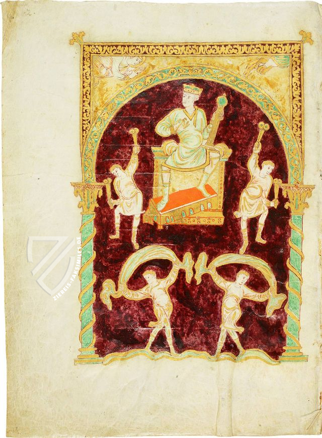 Goldener Psalter von St. Gallen – Quaternio Verlag Luzern – Cod. Sang. 22 – Stiftsbibliothek St. Gallen (St. Gallen, Schweiz)