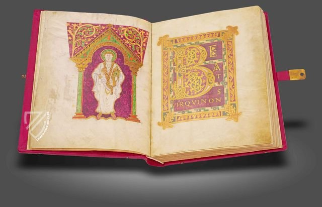 Goldener Psalter von St. Gallen – Quaternio Verlag Luzern – Cod. Sang. 22 – Stiftsbibliothek St. Gallen (St. Gallen, Schweiz)