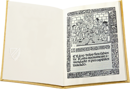 Buch der Sieben Weisen von Rom – Vicent Garcia Editores – R/39781 – Biblioteca Nacional de España (Madrid, Spanien)