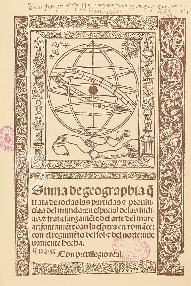 Suma de Geografía – Vicent Garcia Editores – FL. Reg. 259 – Biblioteca Complutense (Madrid, Spanien)
