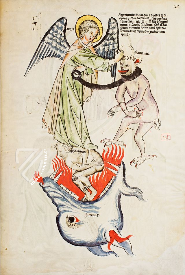 Biblia Pauperum. Apocalypsis: Die Weimarer Handschrift – Edition Leipzig – Cod. Fol. max. 4 – Herzogin Anna Amalia Bibliothek (Weimar, Deutschland)