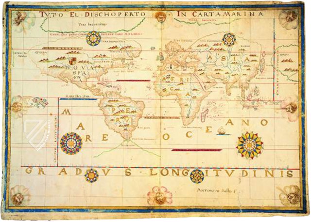 Atlas des Antonio Millo – Editalia – cart. naut. 2 – cart. naut 6/1-2 – Biblioteca Nazionale Centrale (Rom, Italien) Atlas des Antonio Millo – Editalia – cart. naut. 2 – cart. naut 6/1-2 – Biblioteca Nazionale Centrale (Rom, Italien)