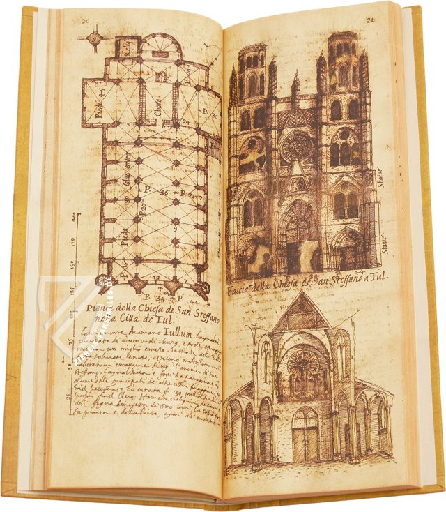 Das Reisenotizbuch von Vicenzo Scamozzi – Musei Civici di Vicenza - Gabinetto dei Disegni e Stampe (Vicenza, Italien)