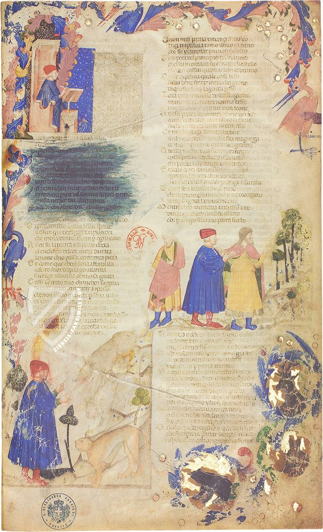 Dante Alighieri: Göttliche Kommödie - Marciana Codex – De Agostini/UTET – It. IX, 276 (=6902) – Biblioteca Nazionale Marciana (Venedig, Italien)