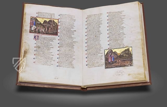 Dante Alighieri - Göttliche Komödie - Rom Codex Faksimile