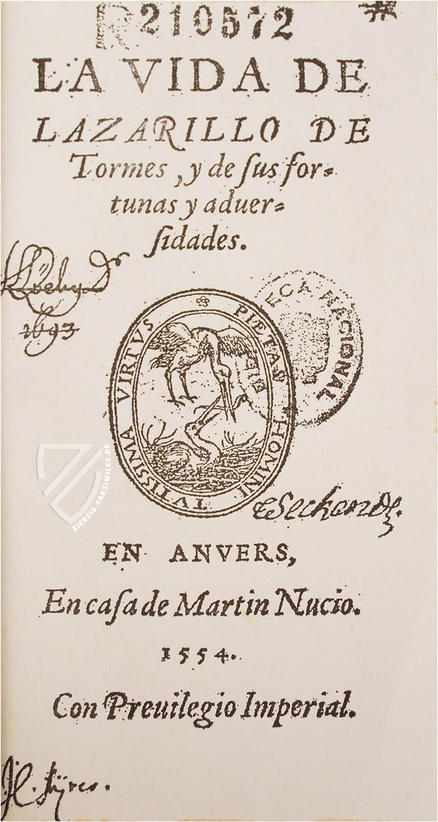 Leben von Lazarillo de Tormes – AyN Ediciones – Biblioteca Nacional de España (Madrid, Spanien)